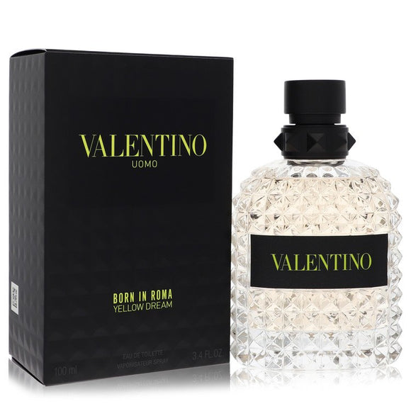 Valentino Uomo Born In Roma Yellow Dream by Valentino Eau De Toilette Spray 3.4 oz for Men