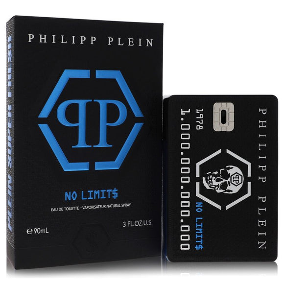Philipp Plein No Limits Super Fresh by Philipp Plein Parfums Eau De Toilette Spray 3 oz for Men