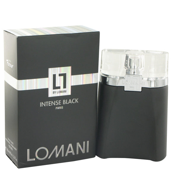 Lomani Intense Black by Lomani Eau De Toilette Spray 3.3 oz for Men