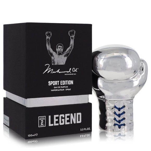 Muhammad Ali Legend Round 2 by Muhammad Ali Eau De Parfum Spray (Sport Edition Unboxed) 3.3 oz for Men