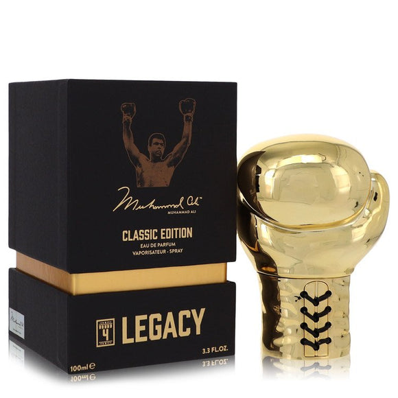 Muhammad Ali Legacy Round 4 by Muhammad Ali Eau De Parfum Spray (Classic Edition Unboxed) 3.3 oz for Men