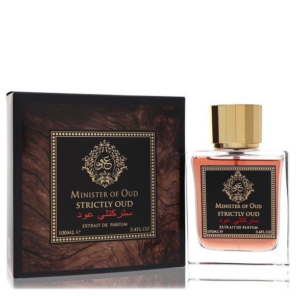 Minister Of Oud Strictly Oud by Fragrance World Extrait De Parfum Spray 3.4 oz for Men