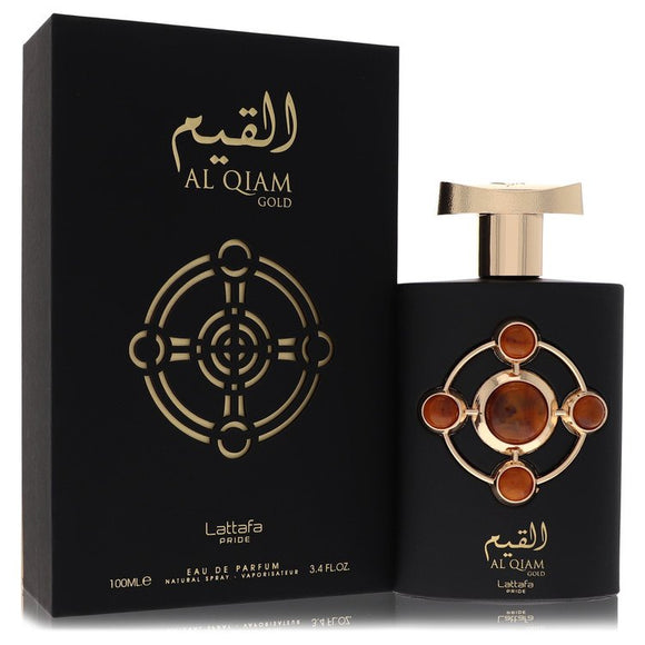 Lattafa Pride Al Qiam Gold by Lattafa Eau De Parfum Spray (Unisex) 3.4 oz for Men