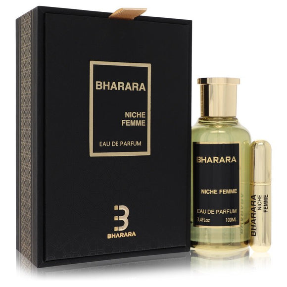 Bharara Niche Femme by Bharara Beauty Eau De Parfum Spray + Refillable Travel Spray 3.4 oz for Women