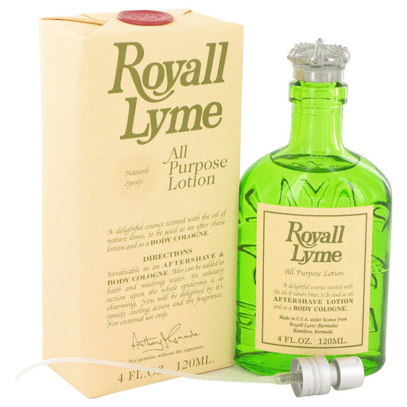 ROYALL LYME by Royall Fragrances All Purpose Lotion - Cologne 4 oz for Men