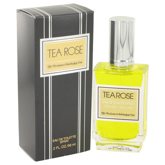 TEA ROSE by Perfumers Workshop Eau De Toilette Spray 2 oz for Women