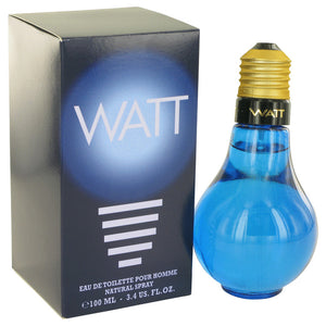 WATT Blue by Cofinluxe Eau De Toilette Spray 3.4 oz for Men