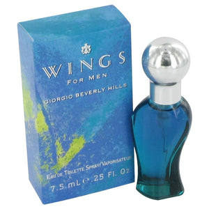 WINGS by Giorgio Beverly Hills Mini EDT Spray .25 oz for Men