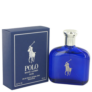 Polo Blue by Ralph Lauren Eau De Toilette Spray 4.2 oz for Men