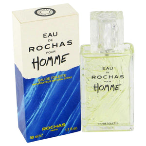 EAU DE ROCHAS by Rochas Gift Set -- 1 oz Eau De Toilette Spray + 1.7 oz All over Shower Gel + 1.7 oz After Shave Balm for Men