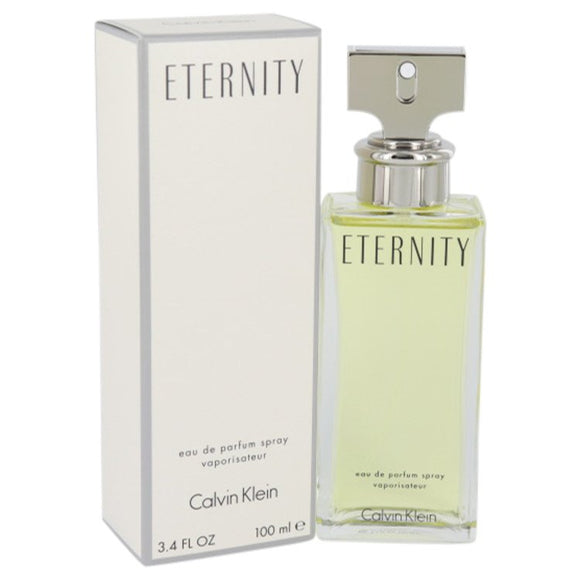 ETERNITY by Calvin Klein Eau De Parfum Spray 3.4 oz for Women