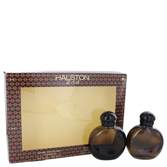 HALSTON Z-14 by Halston Gift Set -- 4.2 oz Cologne Spray + 4.2 oz After Shave + In Display Box for Men