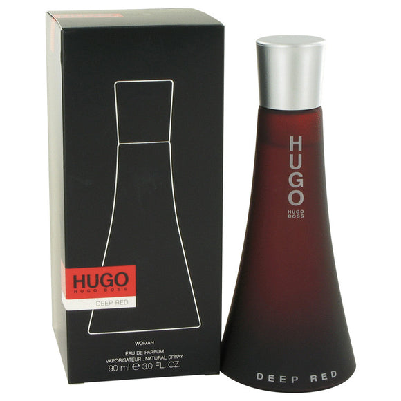 hugo DEEP RED by Hugo Boss Eau De Parfum Spray 3 oz for Women