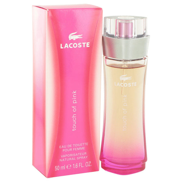 Touch of Pink by Lacoste Eau De Toilette Spray 1.6 oz for Women