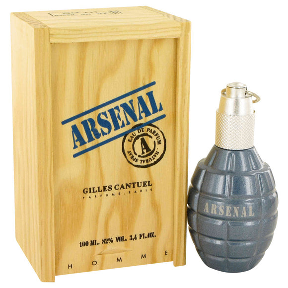 ARSENAL BLUE by Gilles Cantuel Eau De Parfum Spray 3.4 oz for Men