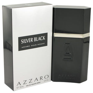 Silver Black by Azzaro Eau De Toilette Spray 3.4 oz for Men - ParaFragrance
