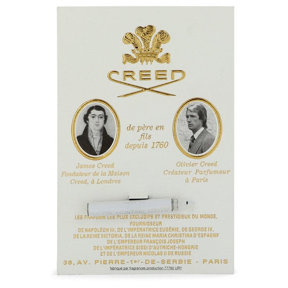 Silver Mountain Water by Creed Vial (sample) .04 oz for Men