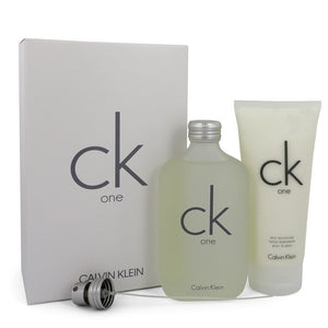 CK ONE by Calvin Klein Gift Set -- 6.7 oz Eau De Toilette Spray + 6.7 oz Body Moisturizer for Men
