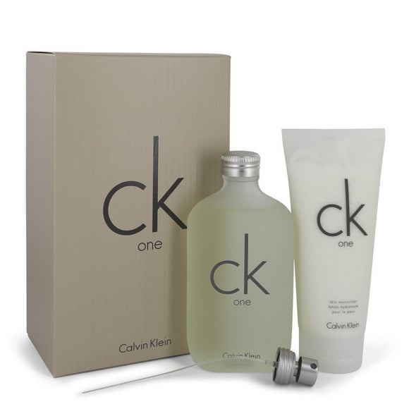 CK ONE by Calvin Klein Gift Set -- 6.7 oz Eau De Toilette Spray + 6.7 oz Body Moisturizer for Women