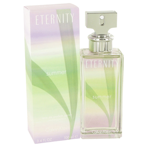 Eternity Summer by Calvin Klein Eau De Parfum Spray (2009) Purple & Green 3.4 oz for Women