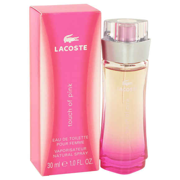 Touch of Pink by Lacoste Eau De Toilette Spray 1 oz for Women