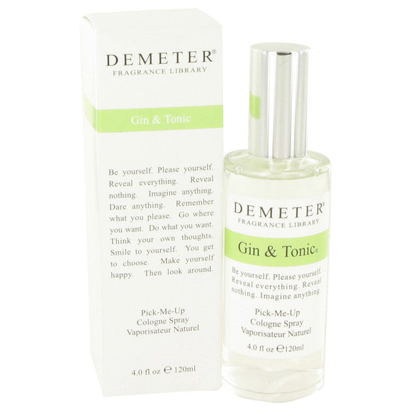 Demeter Gin & Tonic by Demeter Cologne Spray 4 oz for Men