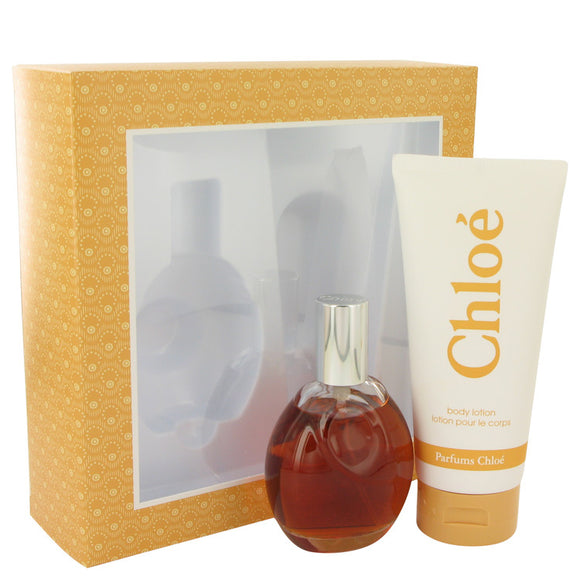 CHLOE by Chloe Gift Set -- 3 oz Eau De Toilette Spray + 6.8 oz Body Lotion for Women