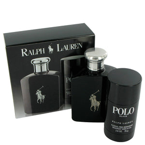 Polo Black by Ralph Lauren Gift Set -- 4.2 oz Eau De Toilette Spray + 2.6 oz Deodorant Stick for Men
