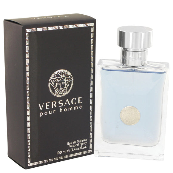 Versace Pour Homme by Versace Eau De Toilette Spray 3.4 oz for Men