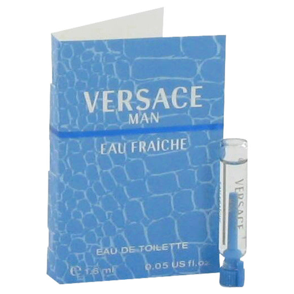 Versace Man by Versace Vial (sample) Eau Fraiche .03 oz for Men