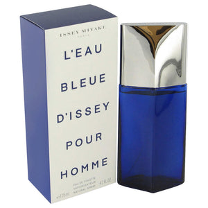 L'EAU BLEUE D'ISSEY POUR HOMME by Issey Miyake Eau De Toilette Spray (Tester) 4.2 oz for Men