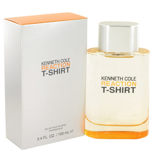 Kenneth Cole Reaction T-Shirt by Kenneth Cole Eau De Toilette Spray 3.4 oz for Men