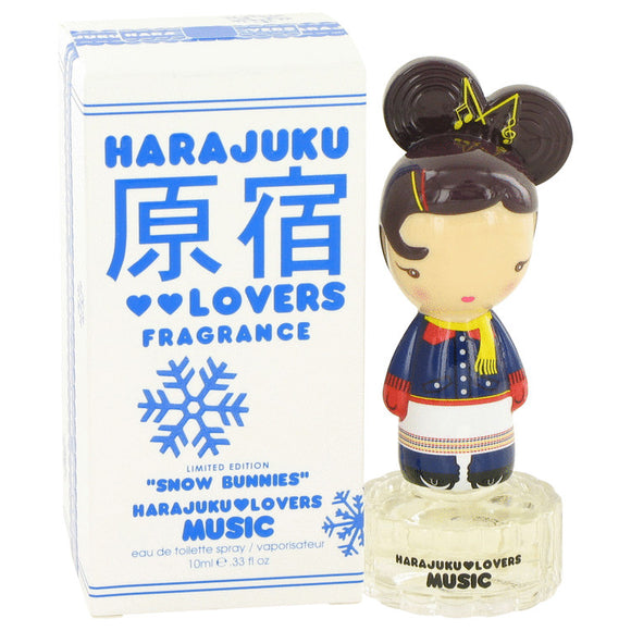 Harajuku Lovers Snow Bunnies Music by Gwen Stefani Eau De Toilette Spray .33 oz for Women