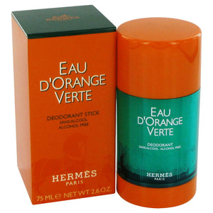 EAU D'ORANGE VERTE by Hermes Deodorant Stick (Unisex) 2.5 oz for Men