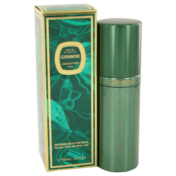 CORIANDRE by Jean Couturier Parfum De Toilette Spray (Metal Case) 3.4 oz for Women