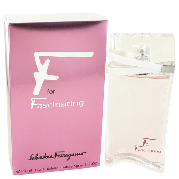 F for Fascinating by Salvatore Ferragamo Eau De Toilette Spray 3 oz for Women