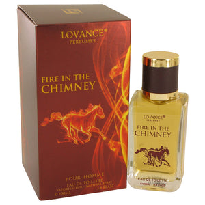 Fire In The Chimney by Lovance Eau De Toilette Spray 3.4 oz for Men