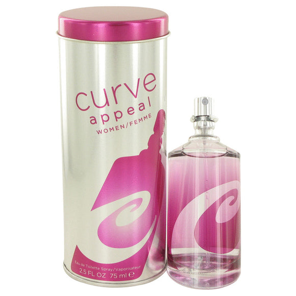 Curve Appeal by Liz Claiborne Eau De Toilette Spray 2.5 oz for Women