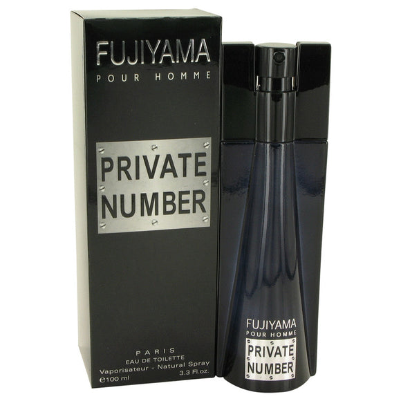 Fujiyama Private Number by Succes De Paris Eau De Toilette Spray 3.3 oz for Men