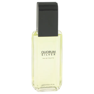 Quorum Silver by Puig Eau De Toilette Spray (Tester) 3.4 oz for Men