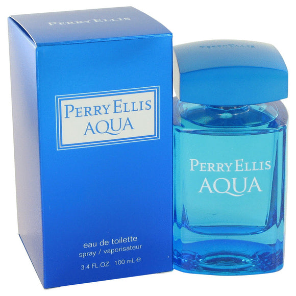 Perry Ellis Aqua by Perry Ellis Eau De Toilette Spray 3.4 oz for Men