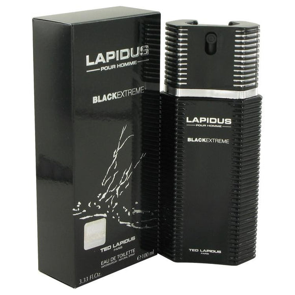 Lapidus Black Extreme by Ted Lapidus Eau De Toilette Spray 3.4 oz for Men - ParaFragrance