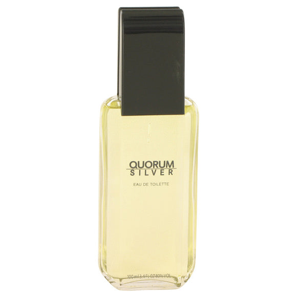 Quorum Silver by Puig Eau De Toilette Spray (unboxed) 3.4 oz for Men
