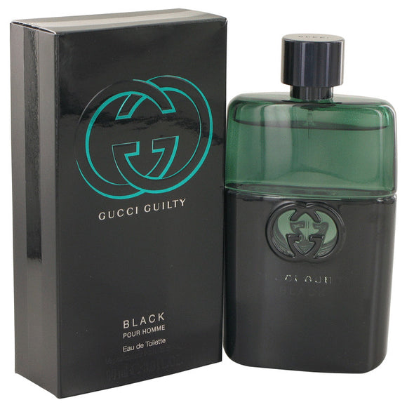 Gucci Guilty Black by Gucci Eau De Toilette Spray 3 oz for Men