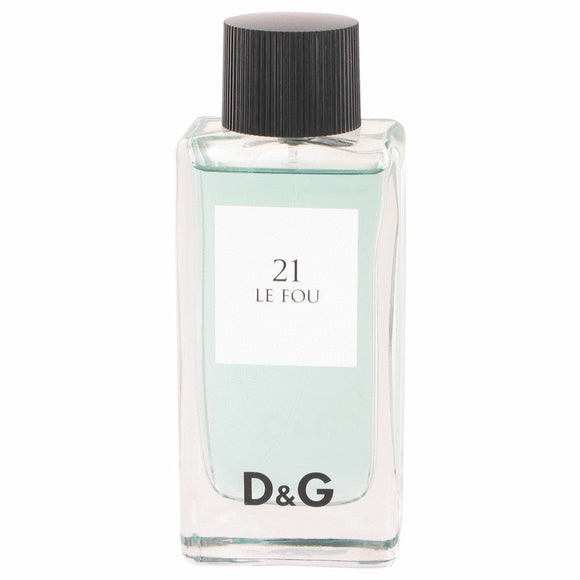 Le Fou 21 by Dolce & Gabbana Eau De Toilette spray (Tester) 3.3 oz for Men