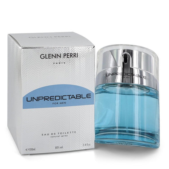 Unpredictable by Glenn Perri Eau De Toilette Spray 3.4 oz for Men
