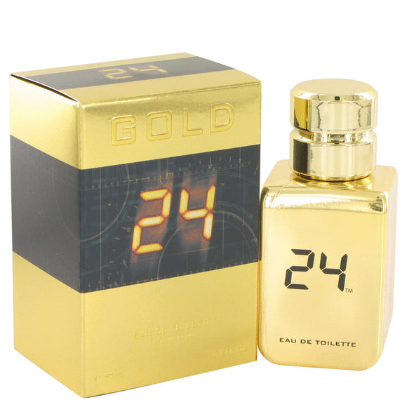 24 Gold The Fragrance by ScentStory Eau De Toilette Spray 1.7 oz for Men