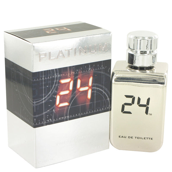 24 Platinum The Fragrance by ScentStory Eau De Toilette Spray 3.4 oz for Men