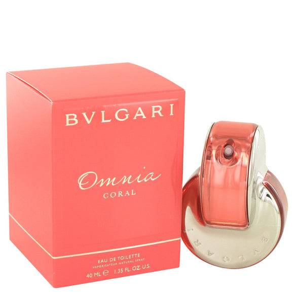 Omnia Coral by Bvlgari Eau De Toilette Spray 1.4 oz for Women