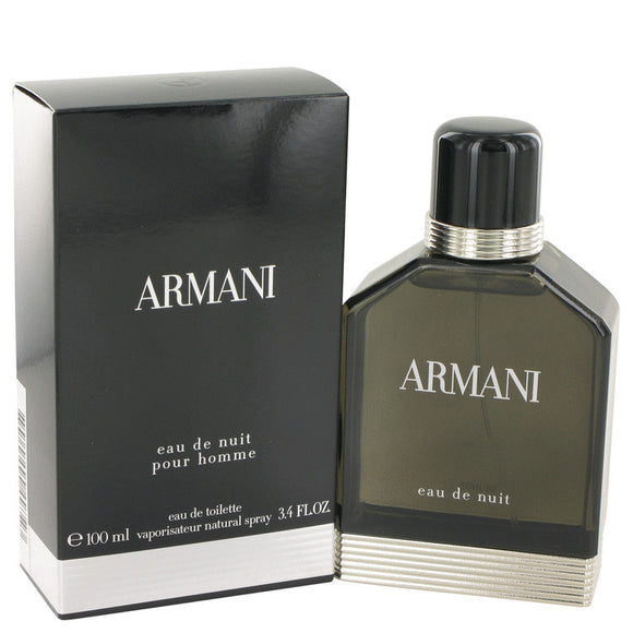 Armani Eau De Nuit by Giorgio Armani Eau De Toilette Spray 3.4 oz for Men